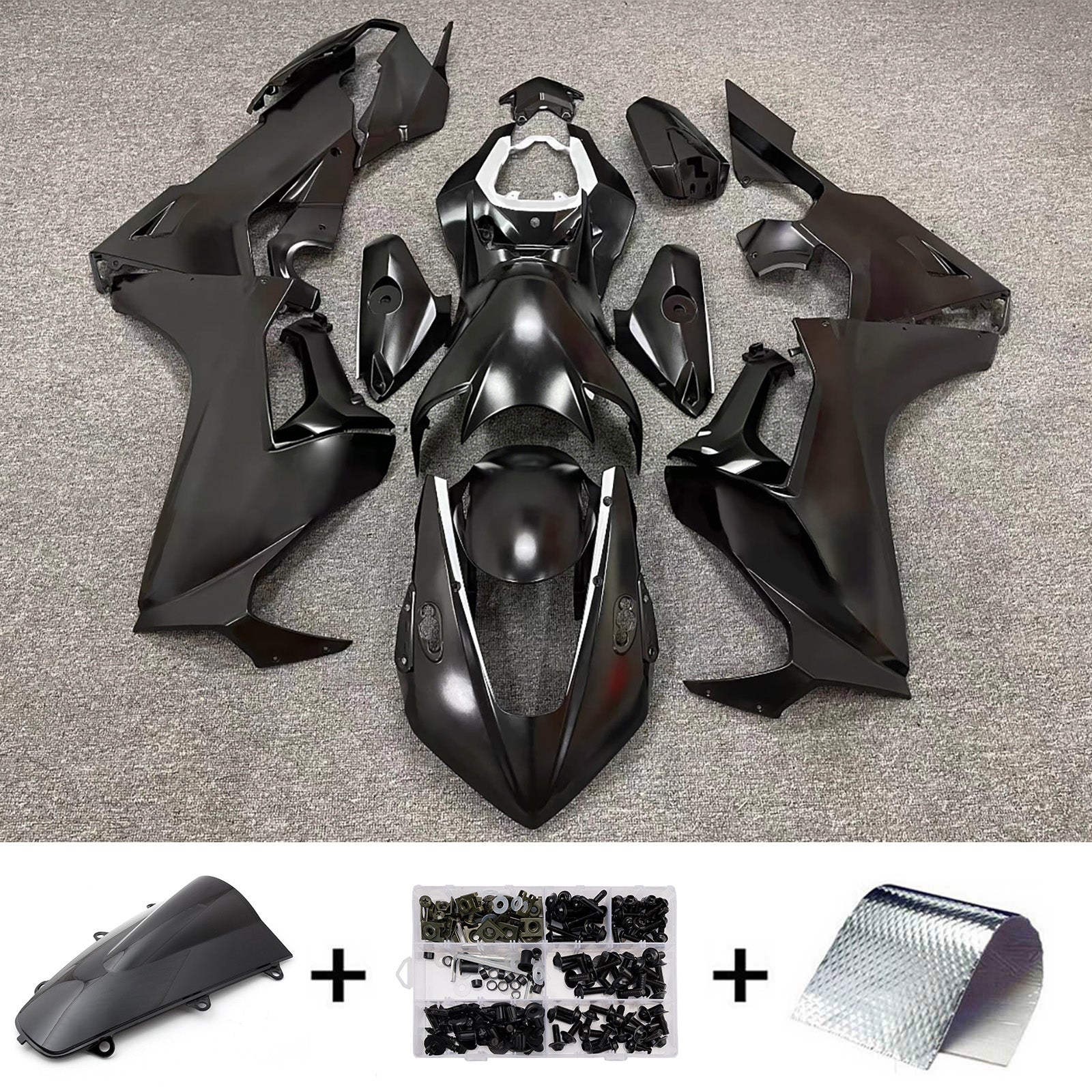 Amotopart 2017-2026 Honda CBR1000RR Black Fairing Kit