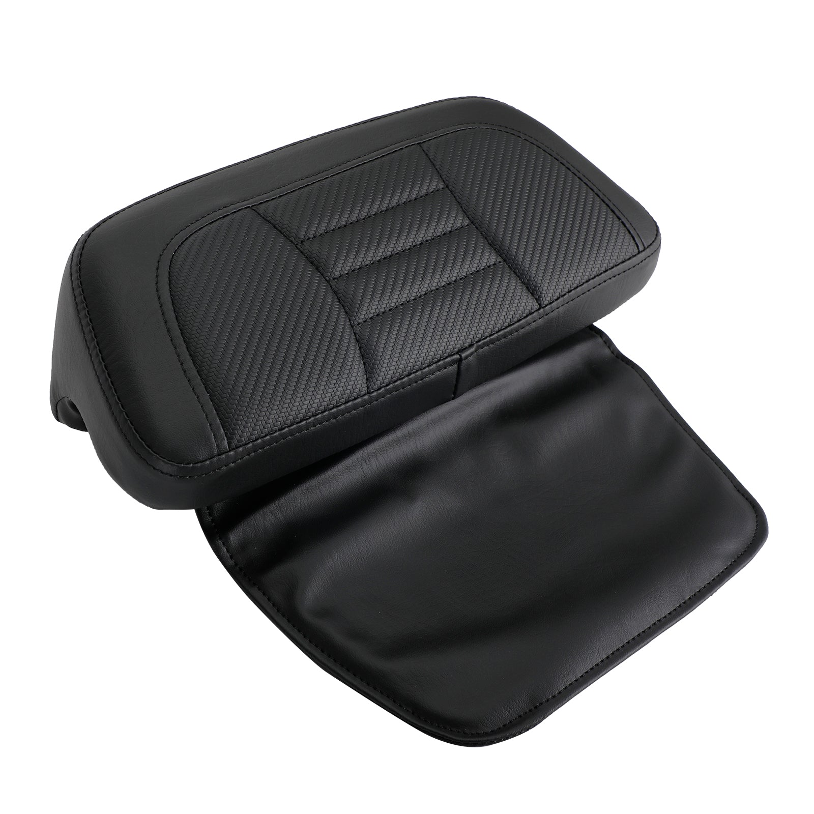 Chopped Pack Trunk Backrest Pad fit for Tour Pack Touring FL Road Glide 2014-Up