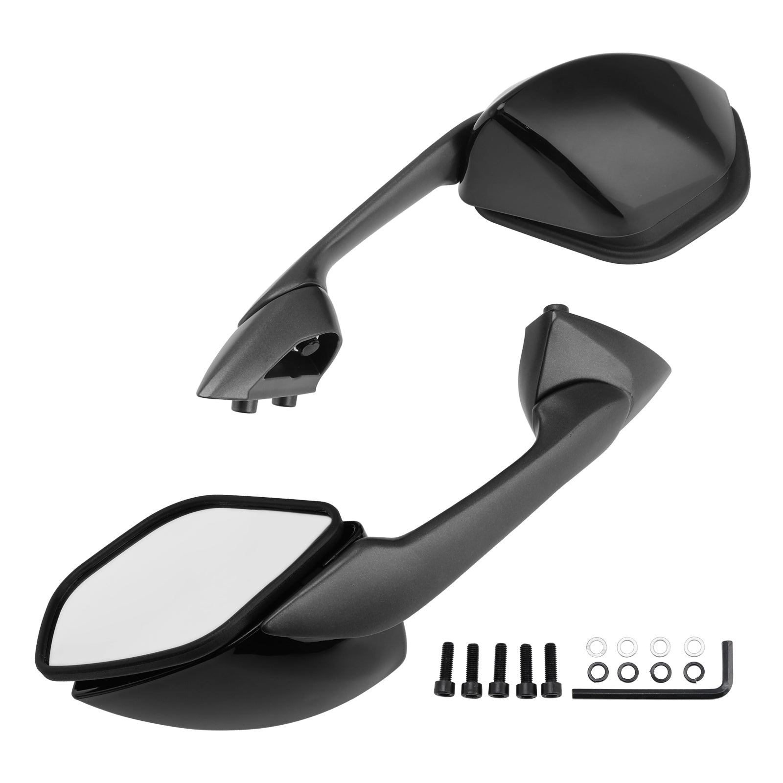 2022–2024 Suzuki Gsx1300r Hayabusa Paar Rückspiegel links & rechts schwarz