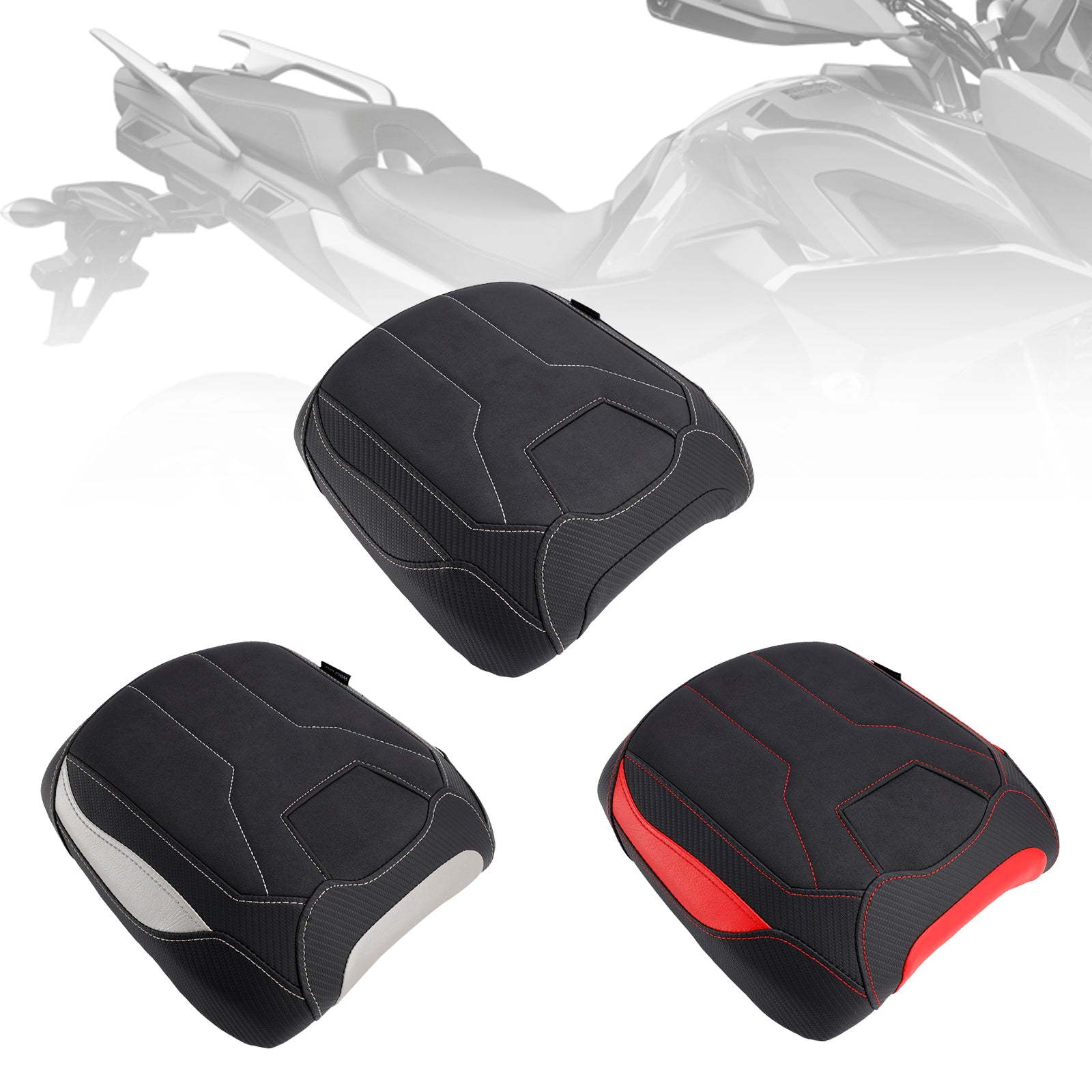 Yamaha Tracer 9 GT 21-23 hinterer Beifahrersitzkissen pucken flach schwarz