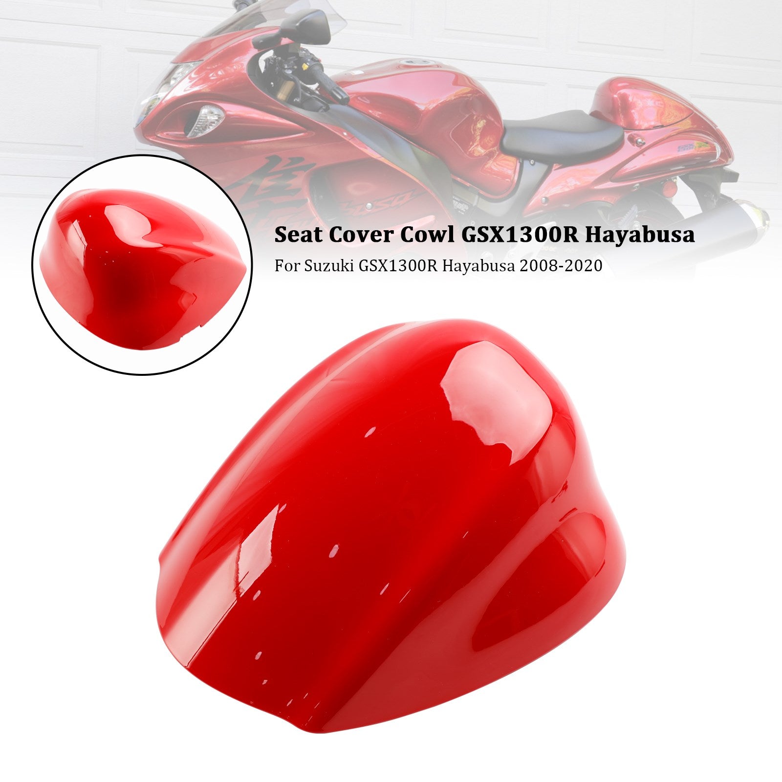 08-20 Suzuki GSX1300R GSX-R1300 Hayabusa Rear Seat Fairing Cover