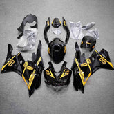 Amotopart 2019-2024 Ninja ZX-25R ZX-4R ZX-4RR Kawasaki Black&Gold Fairing Kit