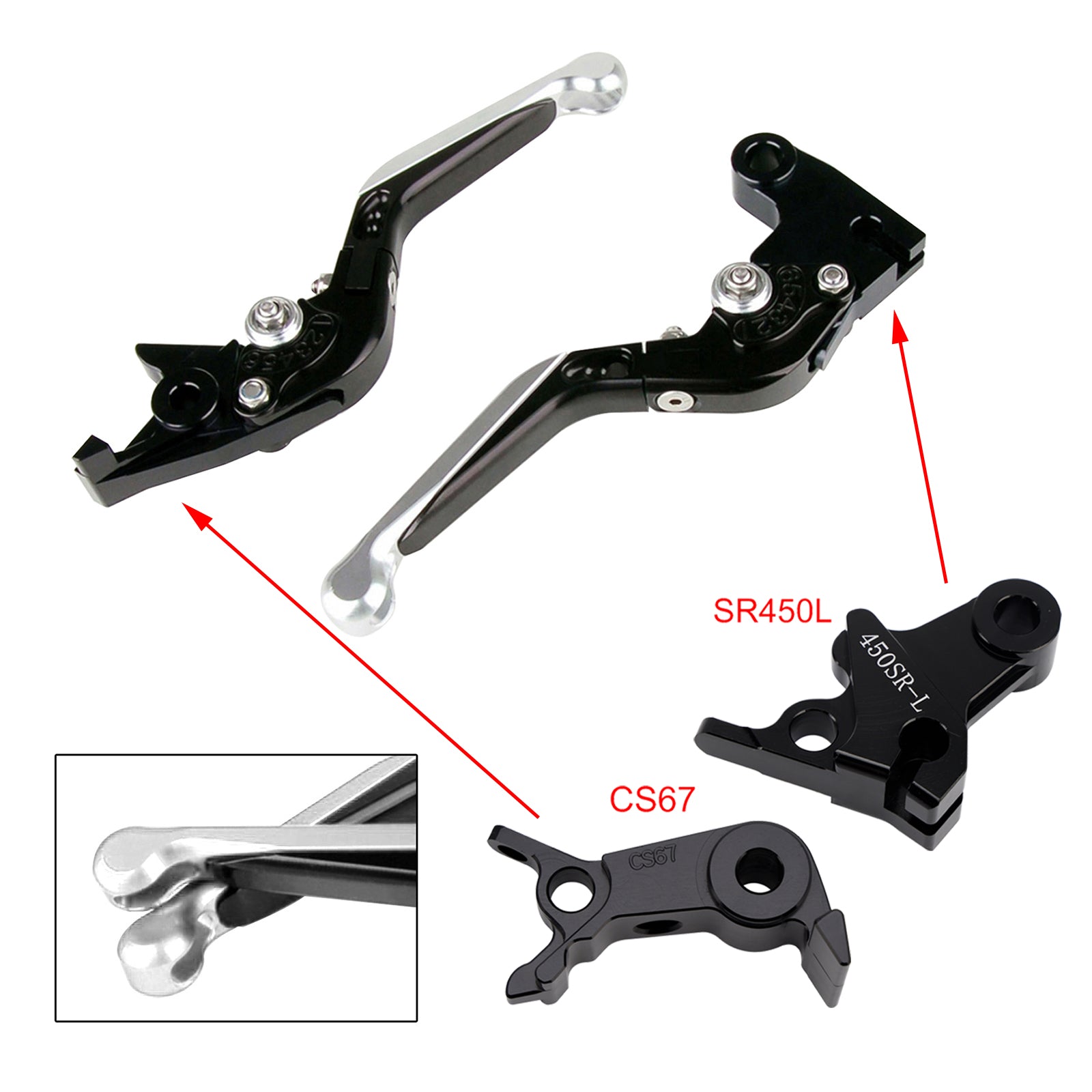 2024-2026 VOGE DS900X 900DSX Adjustable Clutch Brake Lever