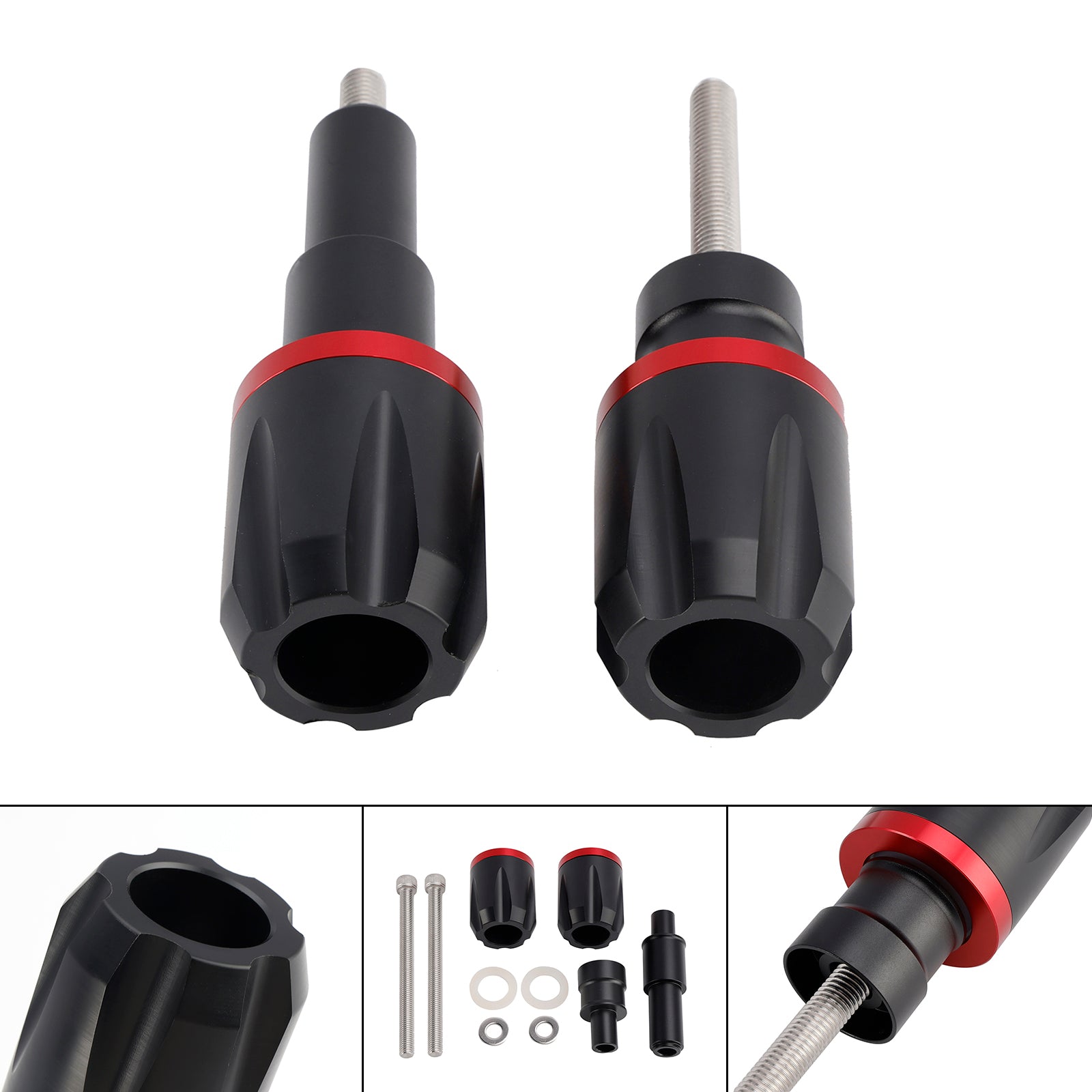 19-23  Bmw F900R F750Gs F850Gs Crash Bobbin Protector Slider Aluminum Red