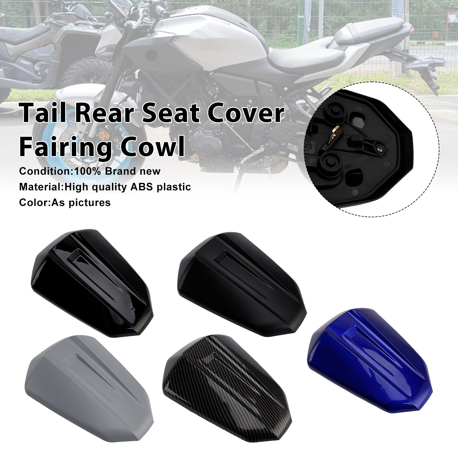 2025-2026 Yamaha MT-07 MT07 Tail Rear Seat Cover Fairing Cowl