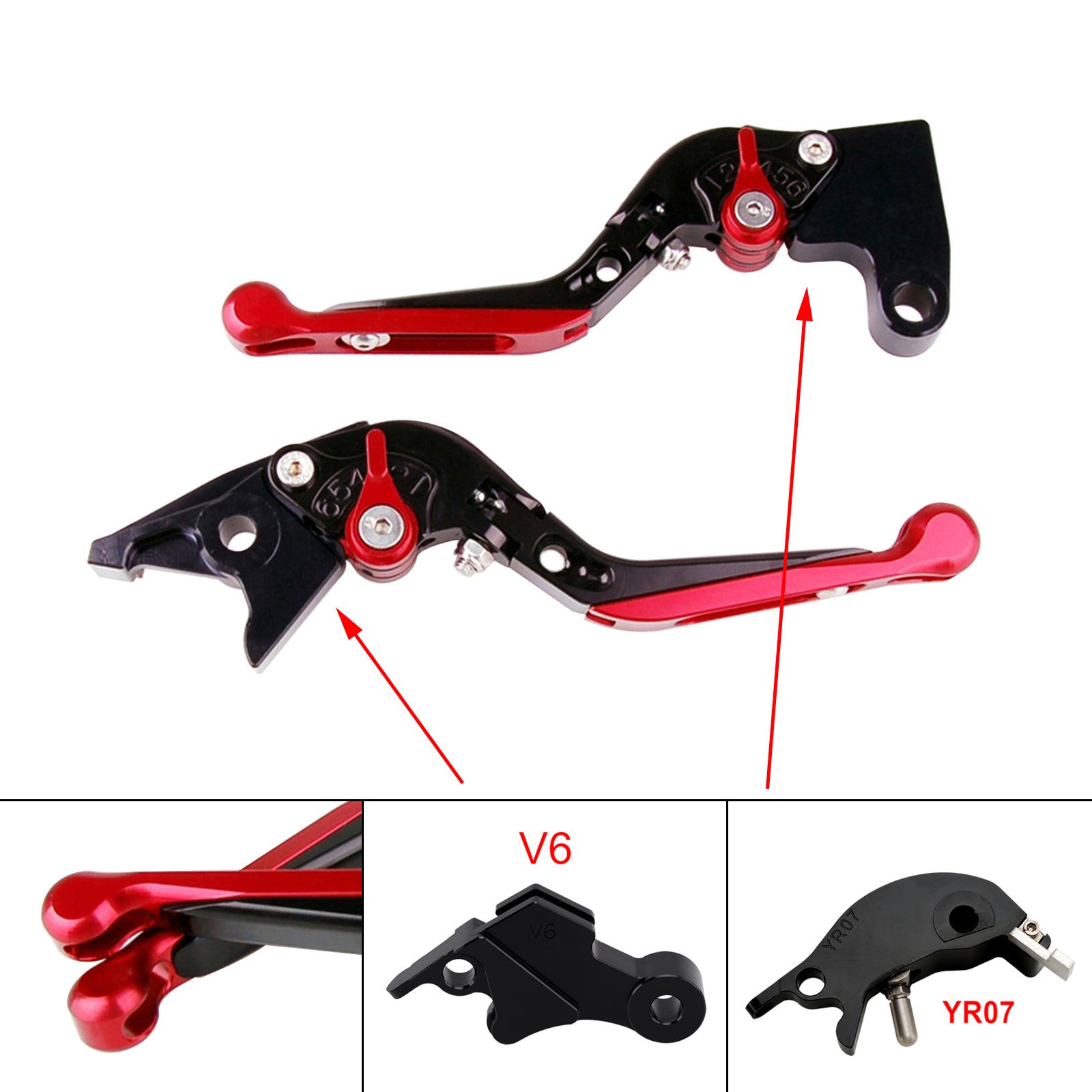 24-25 YAMAHA XSR900 XSR900GP MT-09 MT-09SP Adjustable Clutch Brake Lever