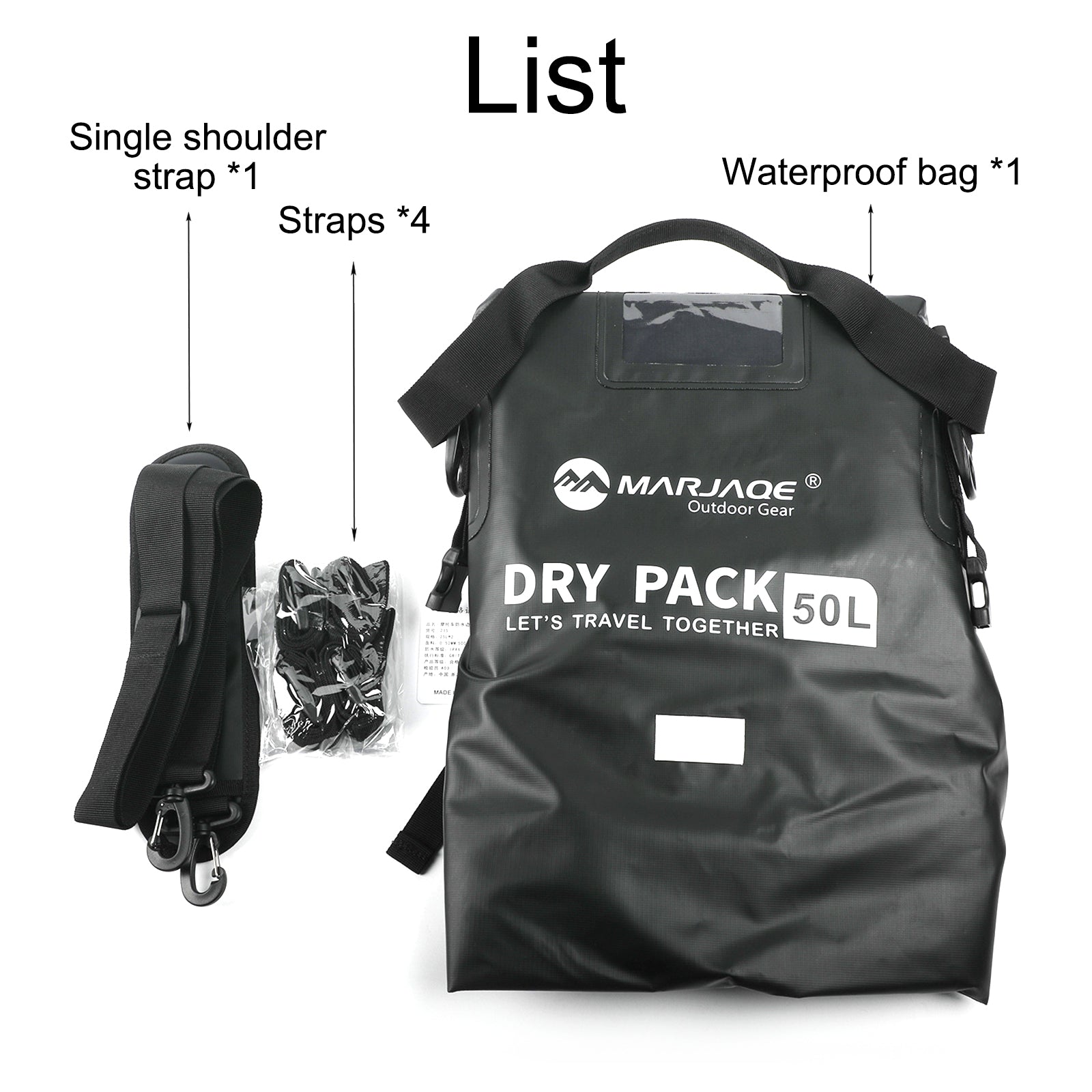 Motorcycle Universal Saddlebag Side Storage Tail Bag Pu Luggage 50L