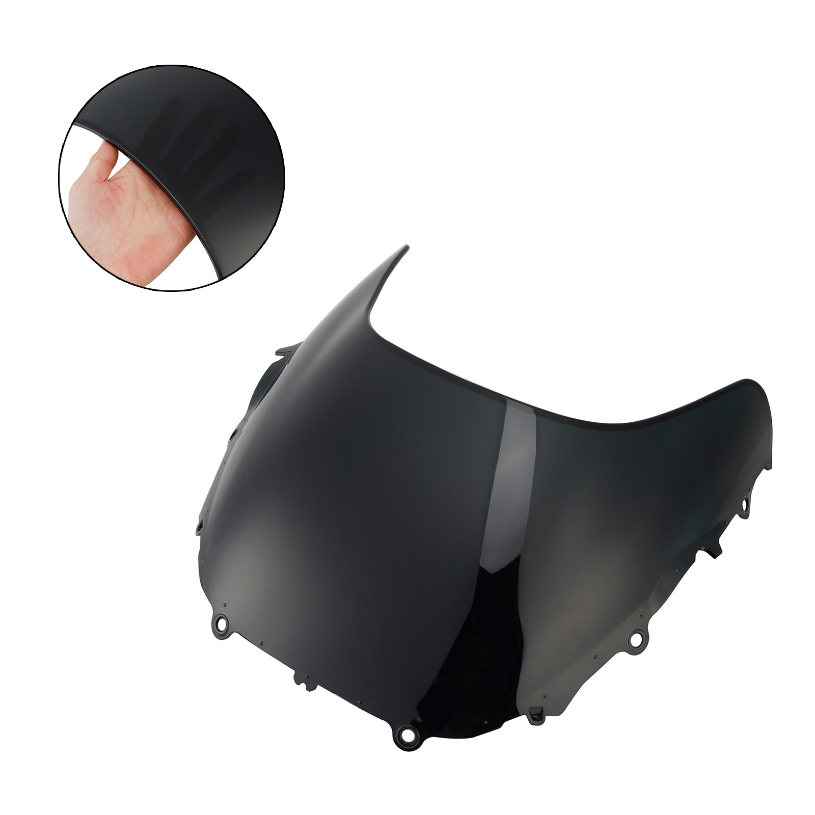 2024-2025 YAMAHA XSR900 GP vindrutan vindruta + fäste