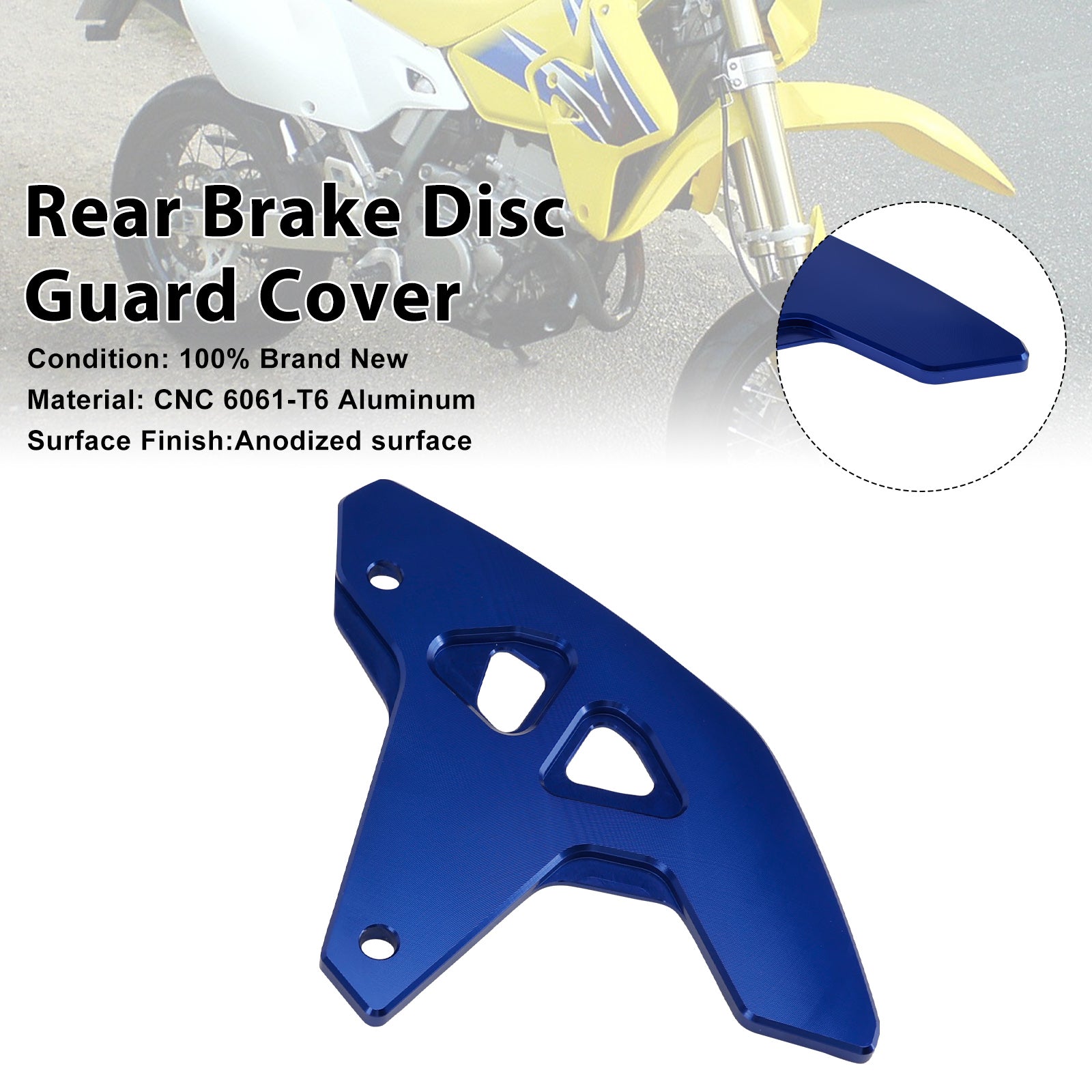 2000-2024 Suzuki DR-Z400SM DRZ400/S/E Rear Brake Disc Guard Cover
