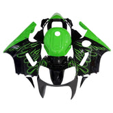 Amotopart 2000-2001 Kawasaki ZX12R Black Green Fairing Kit