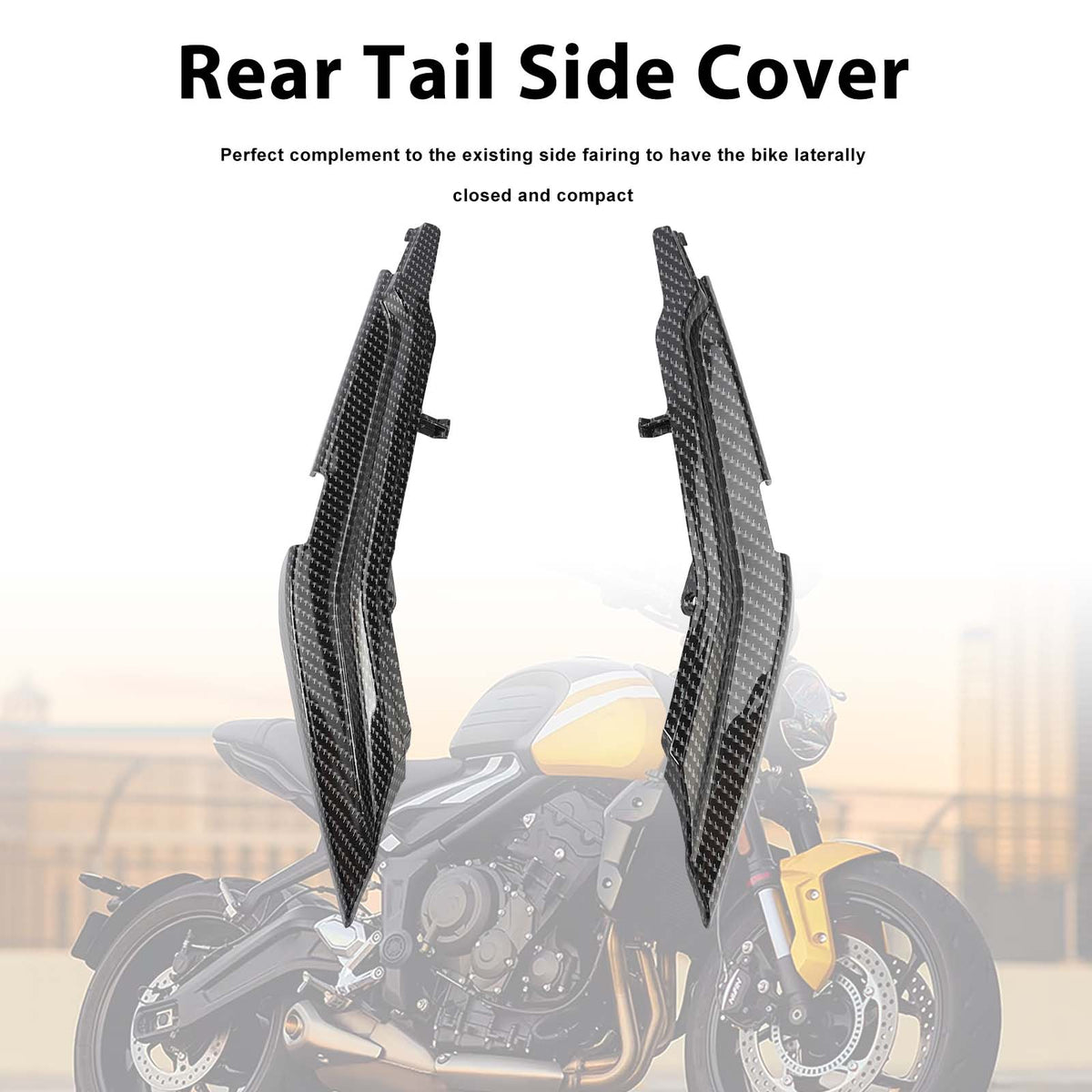 2022-2025 Trident 660 Rear Seat Side Cowl Cover Fairing