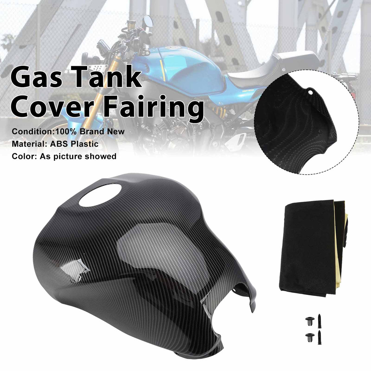 2022-2025 Yamaha XSR900 Rear Gas Tank Cover Fairing Protector