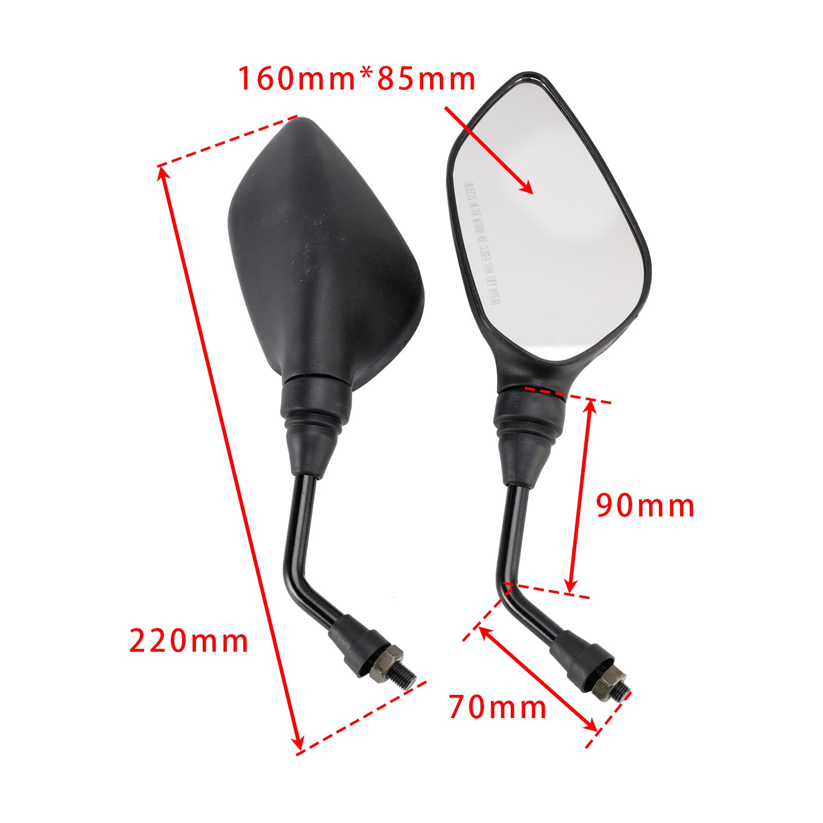 Bajaj Pulsar 135 Ls / Ns 125 Rearview Mirror LH & RH