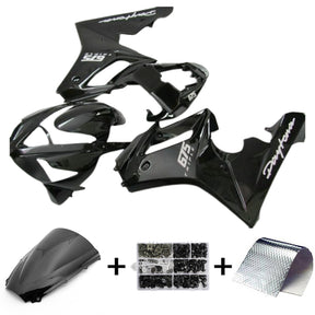 Amotopart 2006-2008 Triumph Daytona 675 Kit de carénage noir Style4