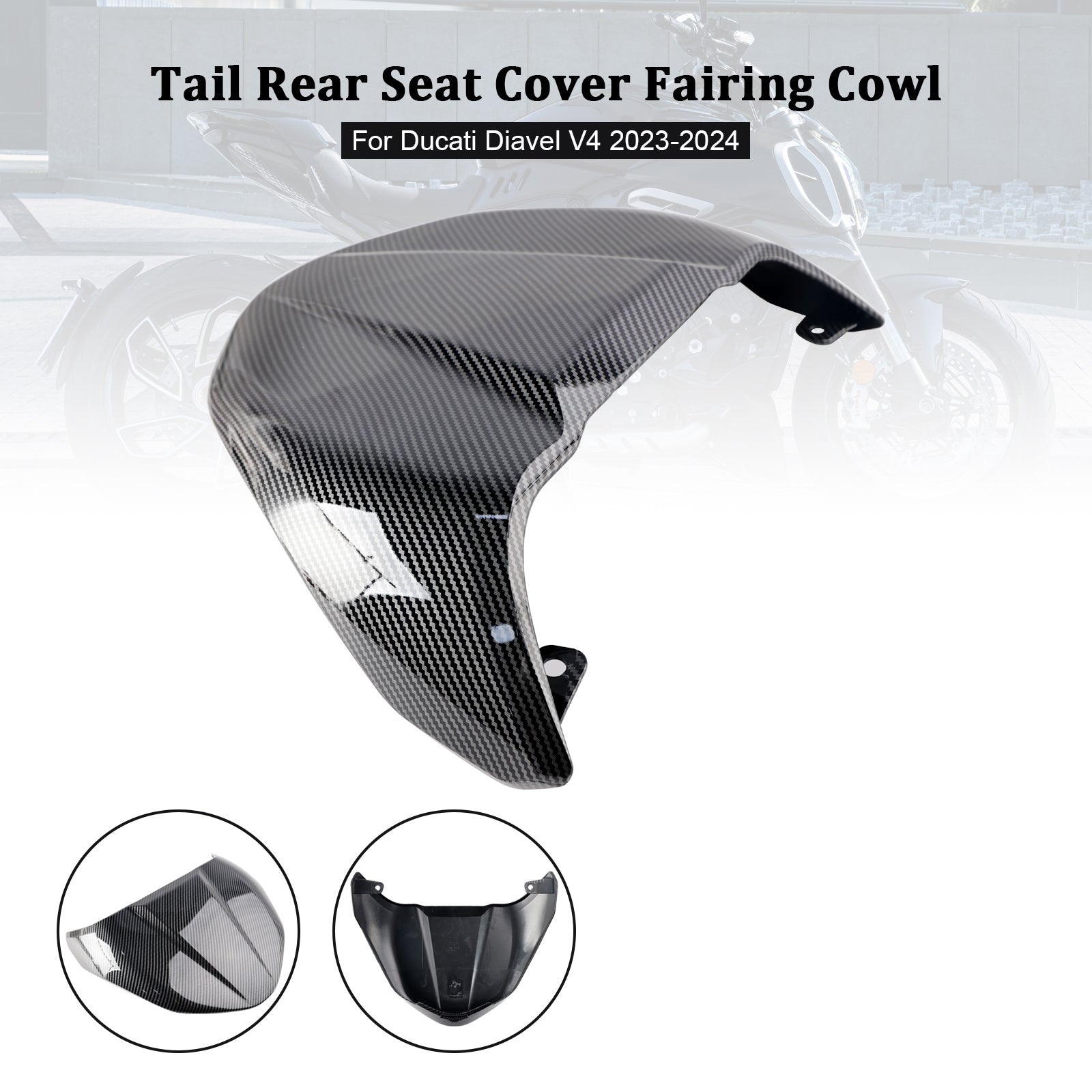 2023-2024 Ducati Diavel V4 Tail Rear Seat Cover Fairing Cowl