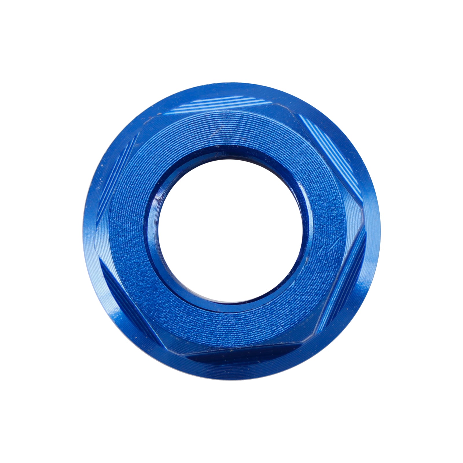 6 Pack Motorcycle Bike Aluminum Rear Sprocket Flange Nuts M10X1.5mm Blue