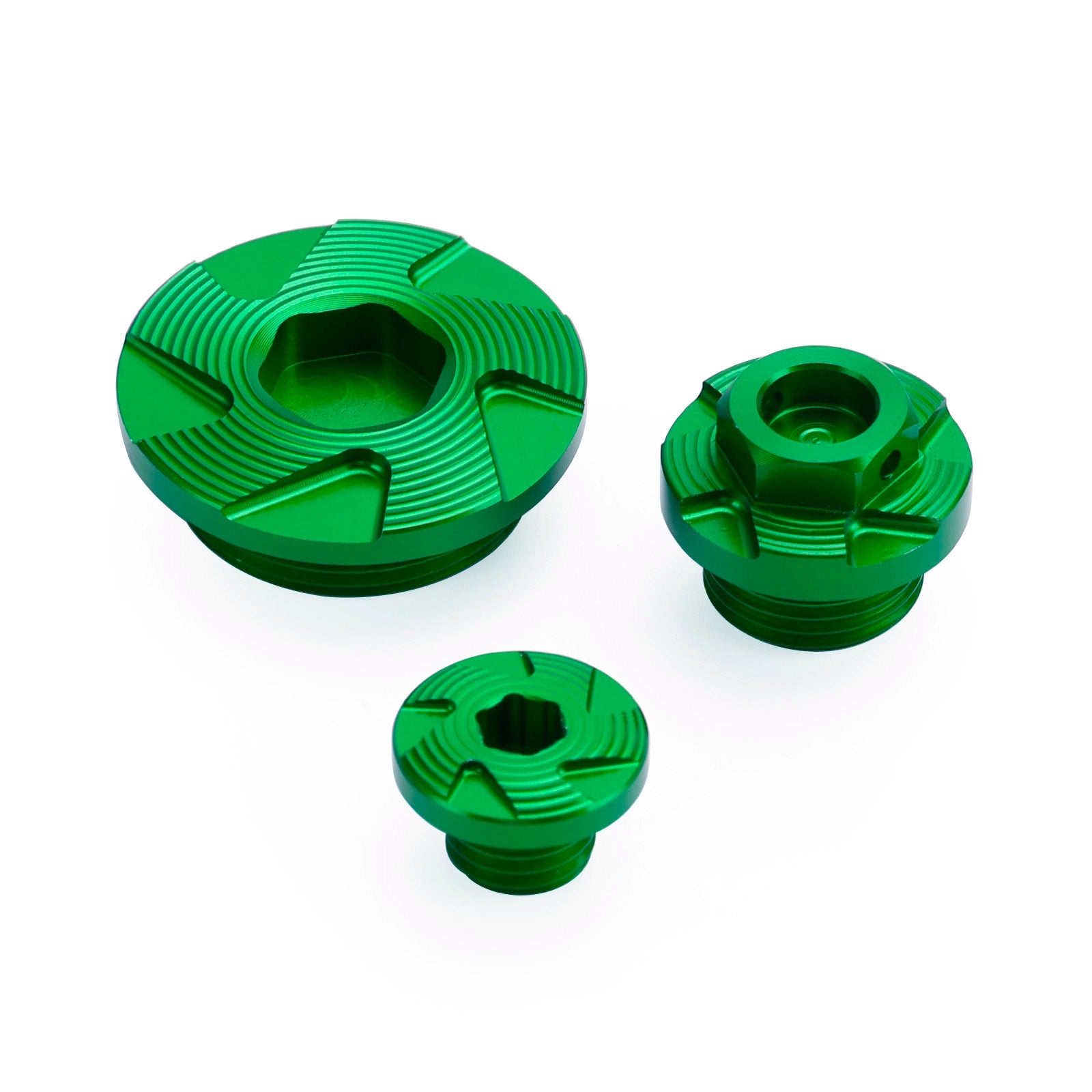 CNC-Zünddeckel-Öldeckel-Motorsteckersatz für Kawasaki KX250 KX450 2019-2020