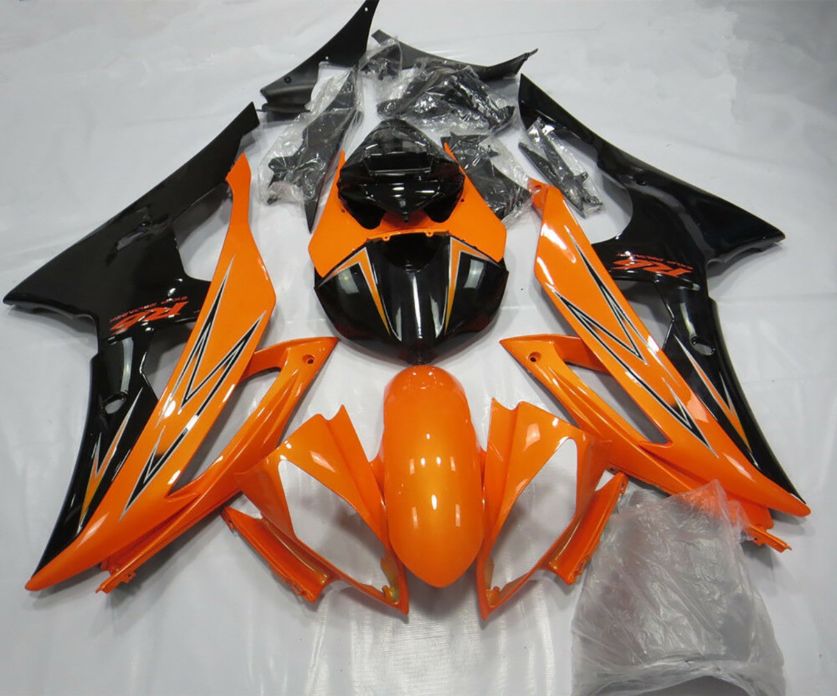 Amotopart 2008-2016 Yamaha YZF 600 R6 Orange Fairing Kit