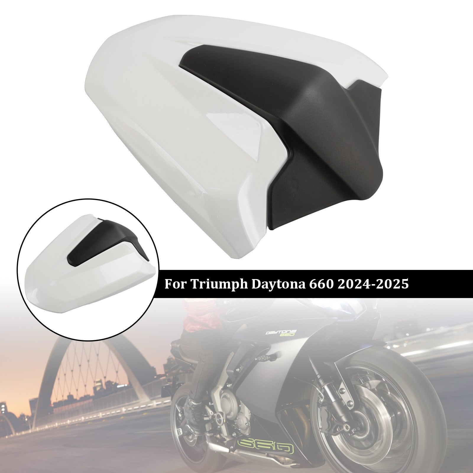 2024-2025 Daytona 660 Tail Rear Seat Cover Fairing Cowl