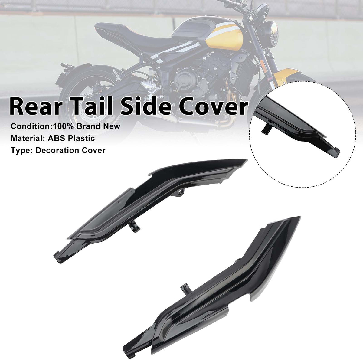2022-2025 Trident 660 Rear Seat Side Cowl Cover Fairing