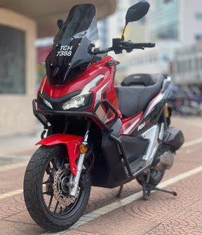 Kit carena Amotopart 2018-2021 Honda ADV150 nero rosso