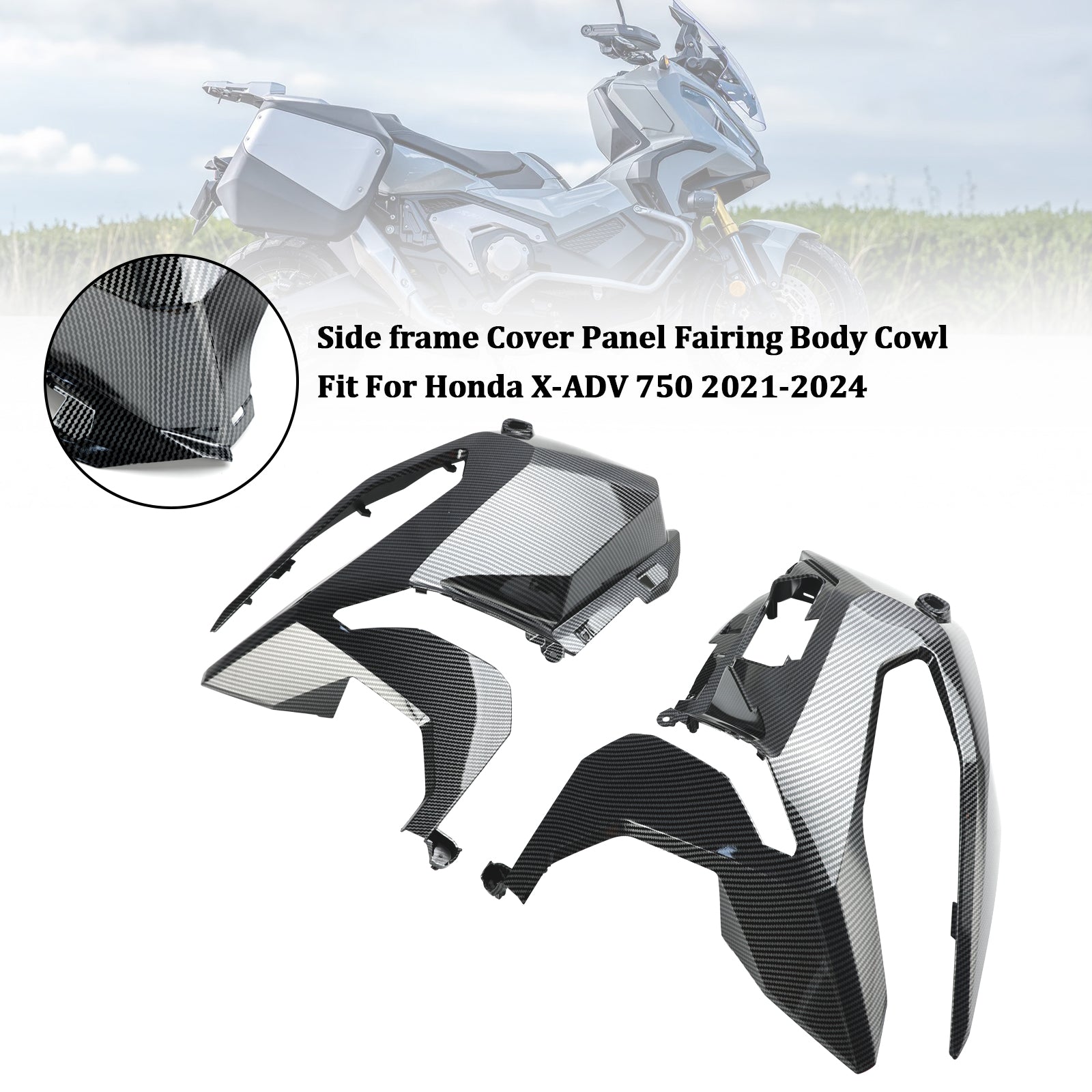 21-24 Honda X-ADV 750 Telaio laterale Pannello di copertura Carenatura Corpo Cowl