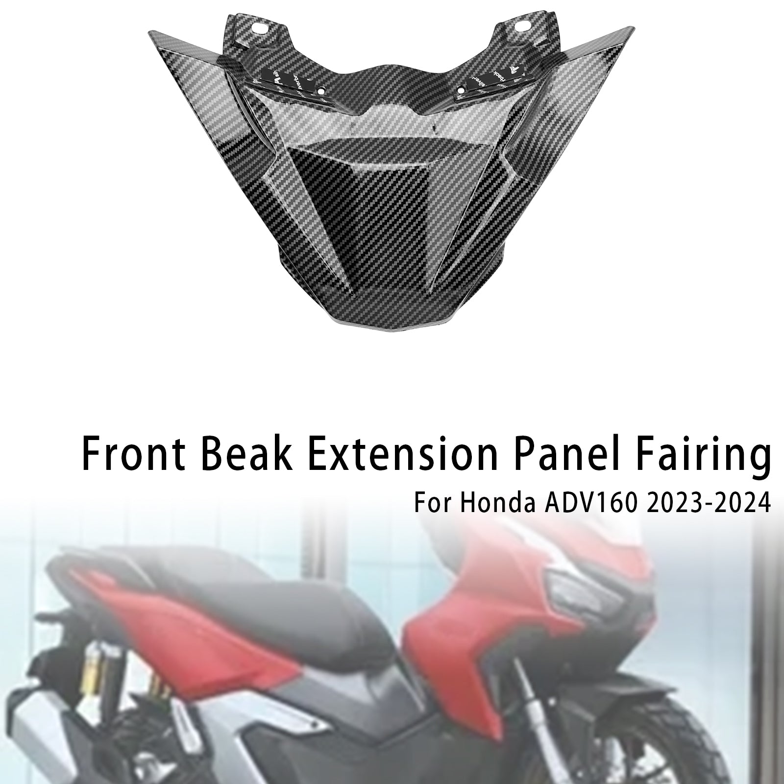 23-24 Honda ADV 160 Front Beak Extension Nose Panel Fairing