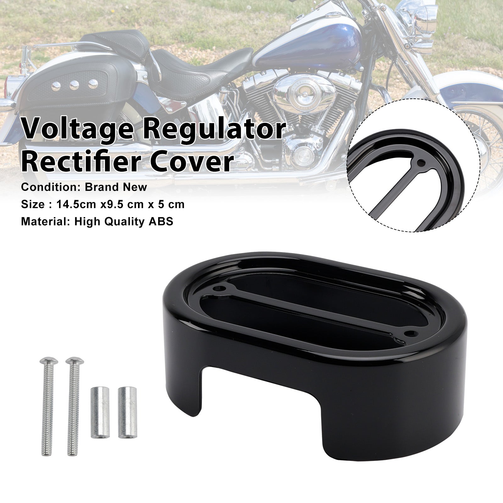 2001-2017 Softail Breakout Voltage Regulator Rectifier Cover