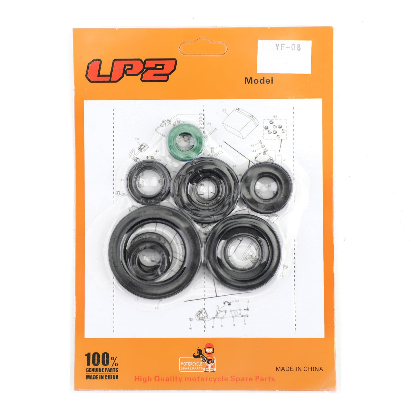 Kit de joints d'huile moteur, 10 pièces, pour Honda CR125R 1987 – 2003 cr125r cr 125