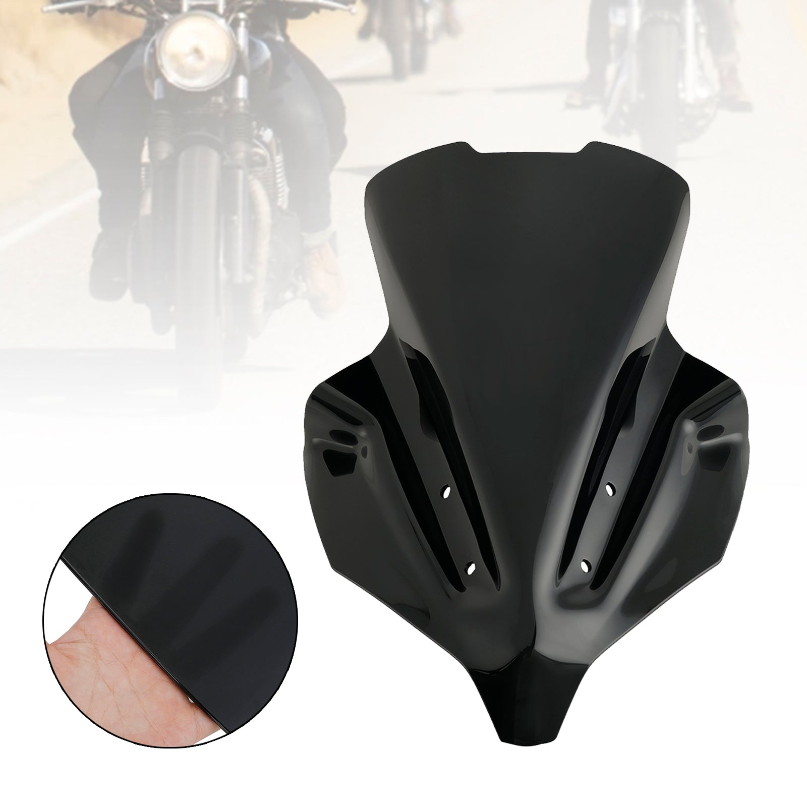 Parabrezza per moto in ABS adatto per YAMAHA MT 10 MT-10 2022