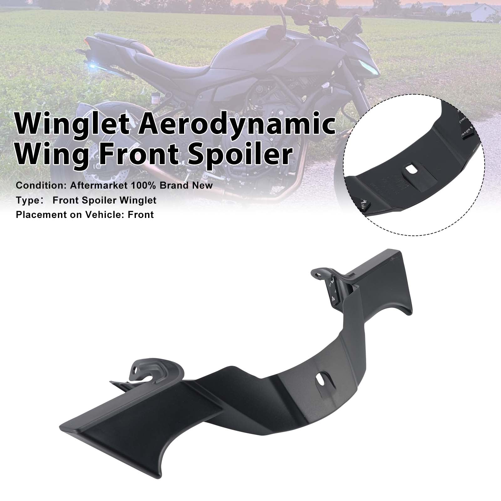 2025-2026 Yamaha MT-07 Winglet Aerodynamický přední spoiler křídla