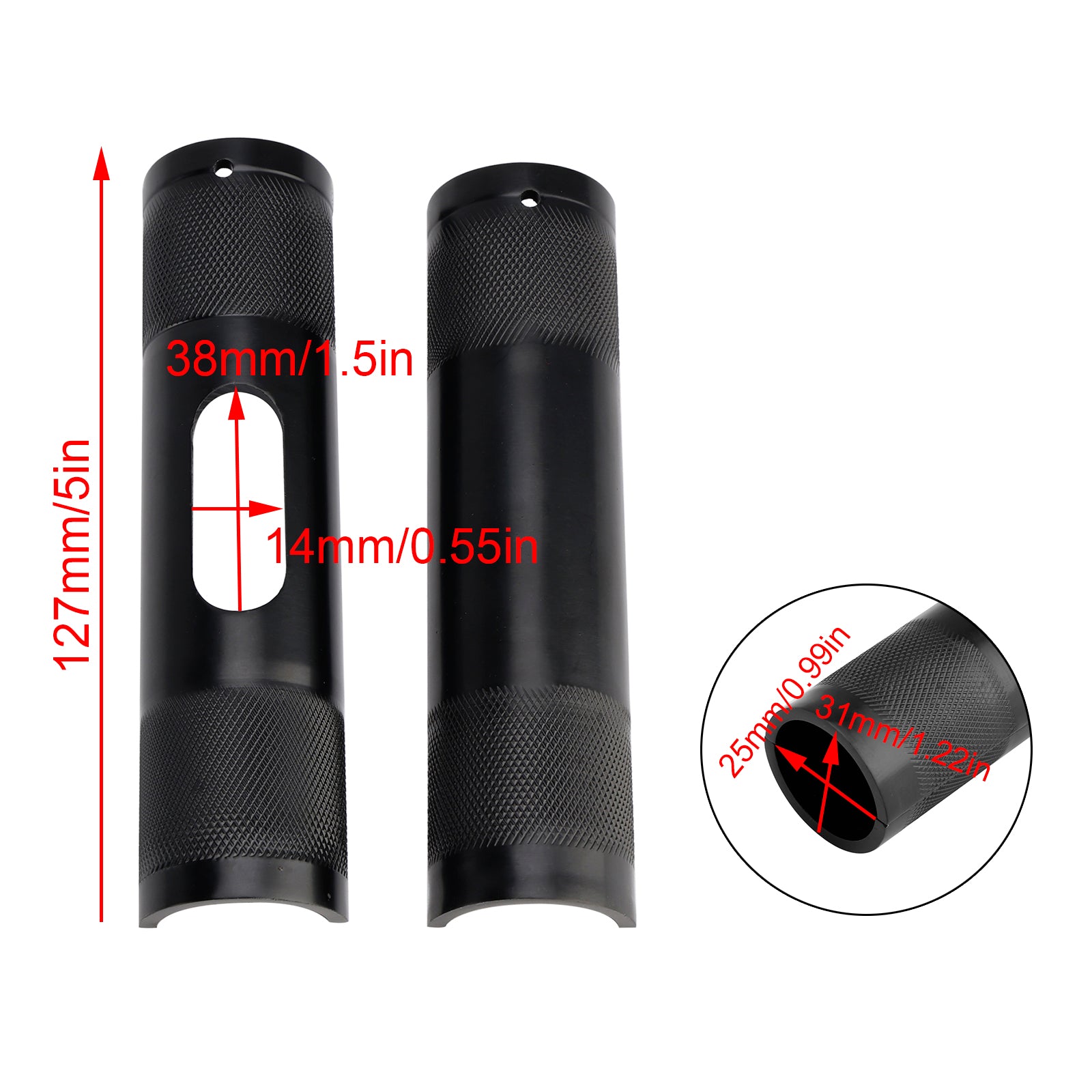 Dyna Road Glide Road King Chrome 1" To 1.25" Handlebar Diameter Riser Adapter