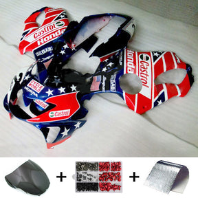 Amotopart 1999–2000 CBR600 F4 Honda Red&amp;Blue Style2 Verkleidungsset