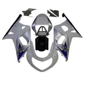 Amotopart 2000-2002 K1 K2 GSXR1000 Suzuki Blue&White Style3 Fairing Kit