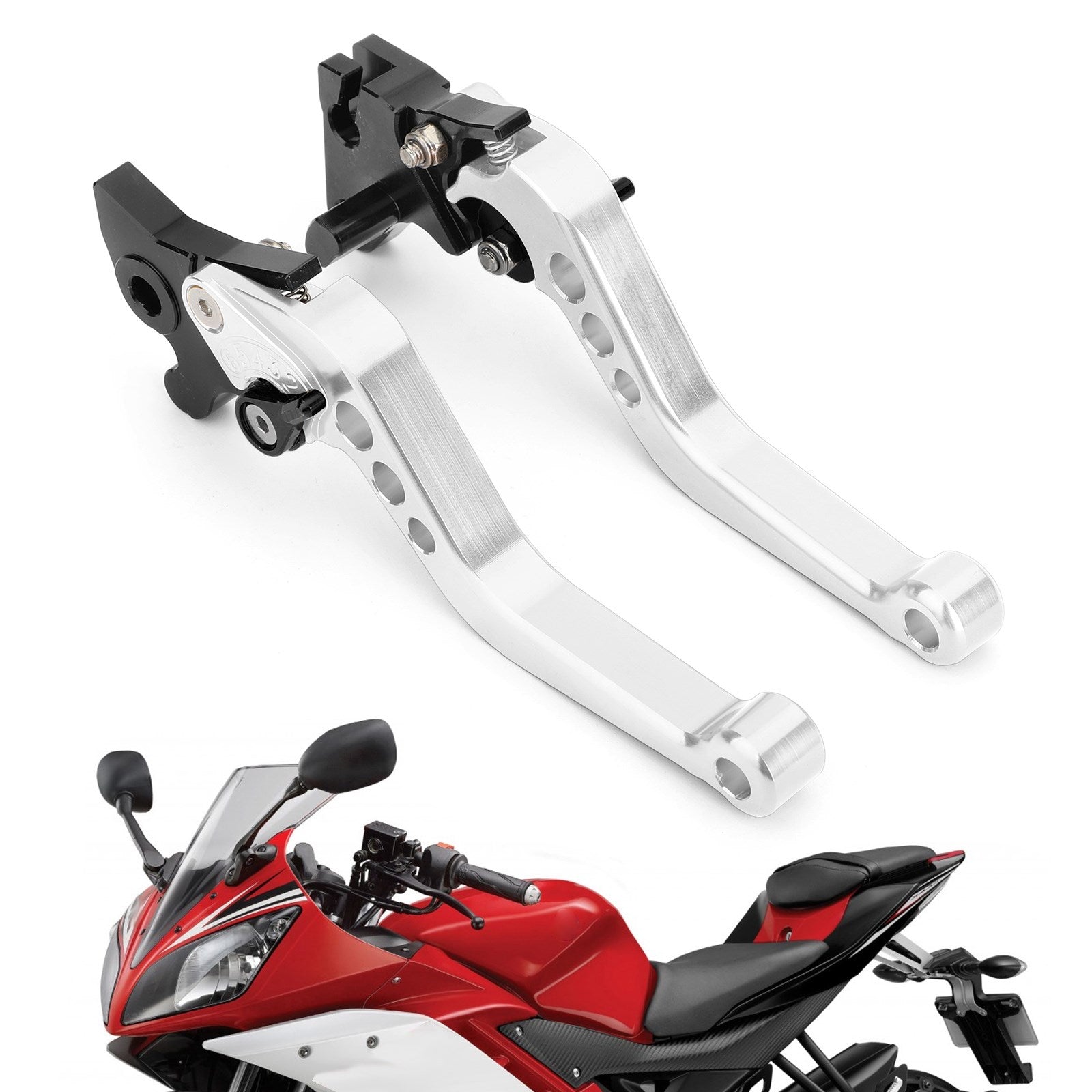 YAMAHA YZF-R15 2008-2014 Brake Clutch Levers Silver