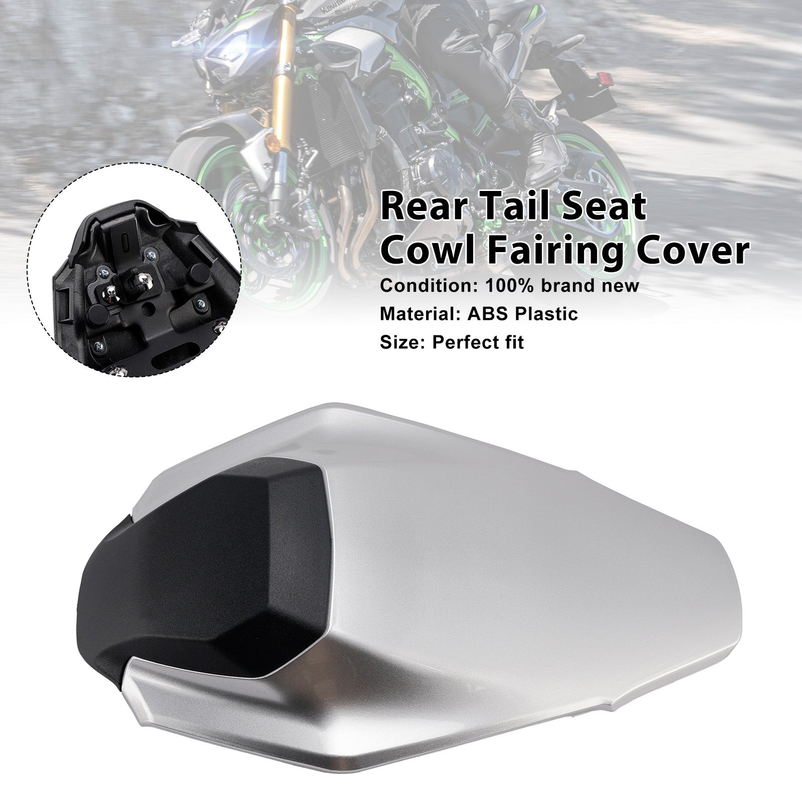 Kawasaki Z900 Z900SE 2025-2026 Couvercle de carénage de capot de siège arrière