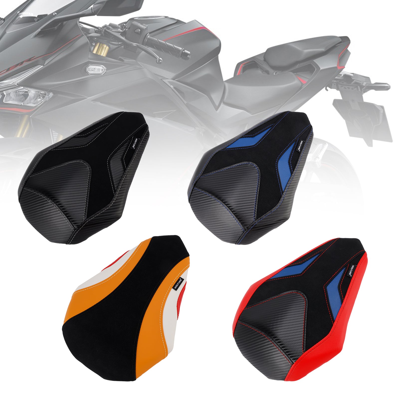 2017-2024 Honda Cbr250Rr Rear Passenger Seat Cushion Pillion Flat Multi