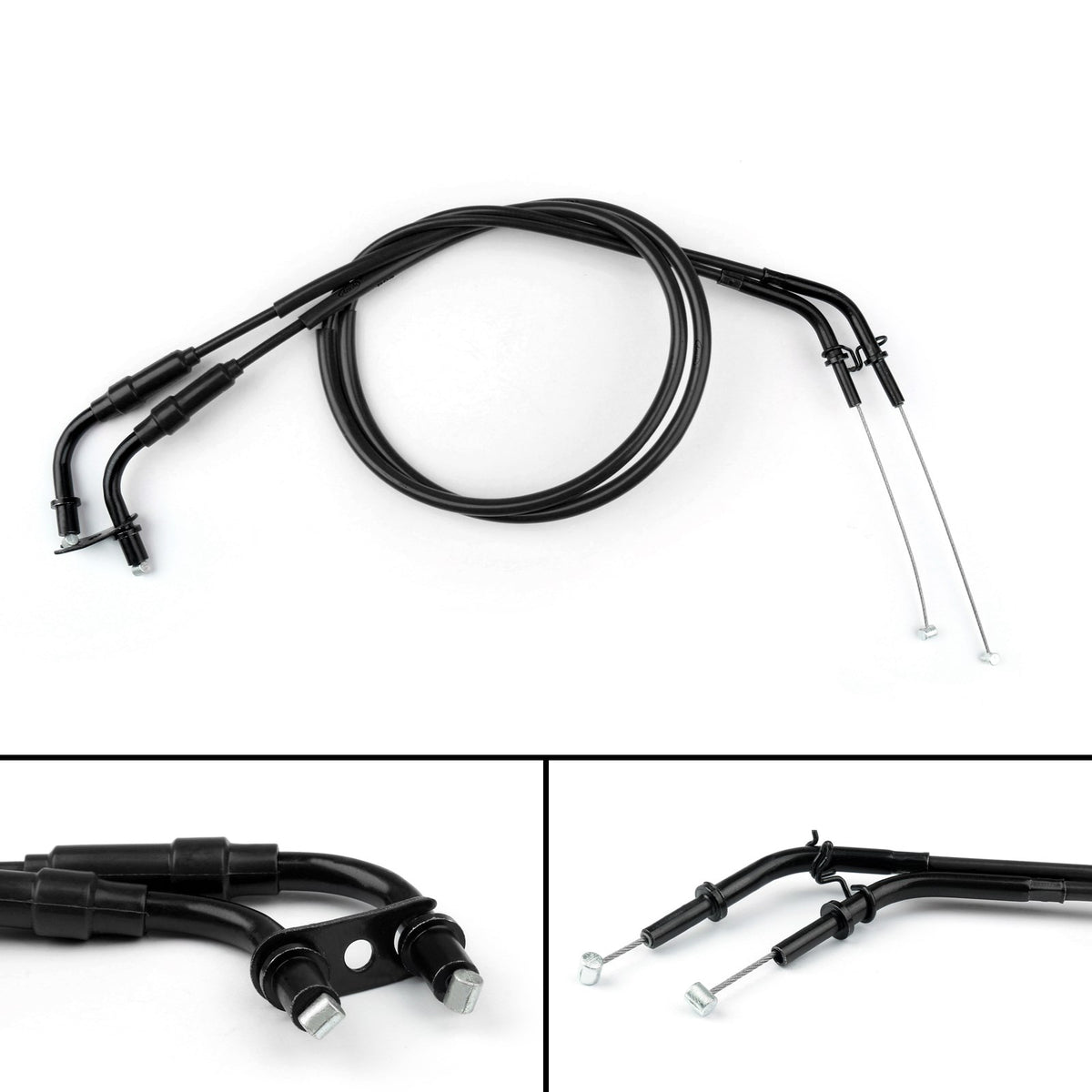 Throttle Cable Push/Pull Wire Line Gas For Kawasaki Z1000 Z 1000 2014-2016 Black