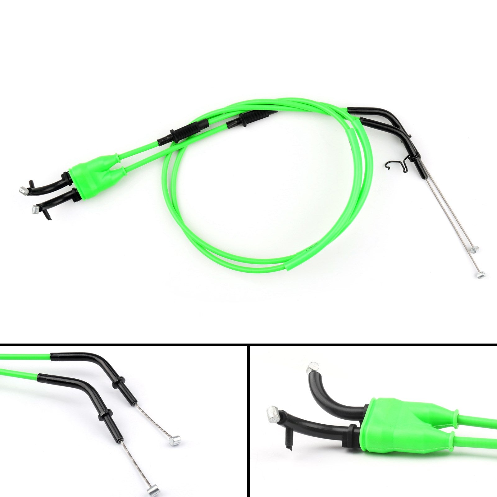 Cable de acelerador de motocicleta para Kawasaki Ninja ZX-10R ZX1000D 2006-2007 verde