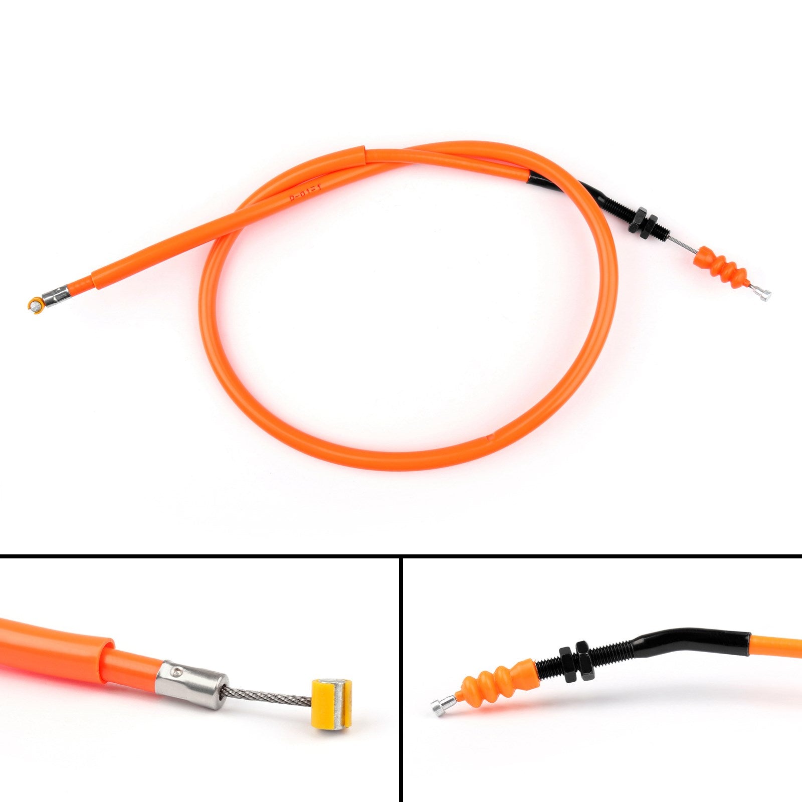 Reemplazo de cable de embrague de alambre de acero para Kawasaki Z800 2013 2014 2015 2016 naranja