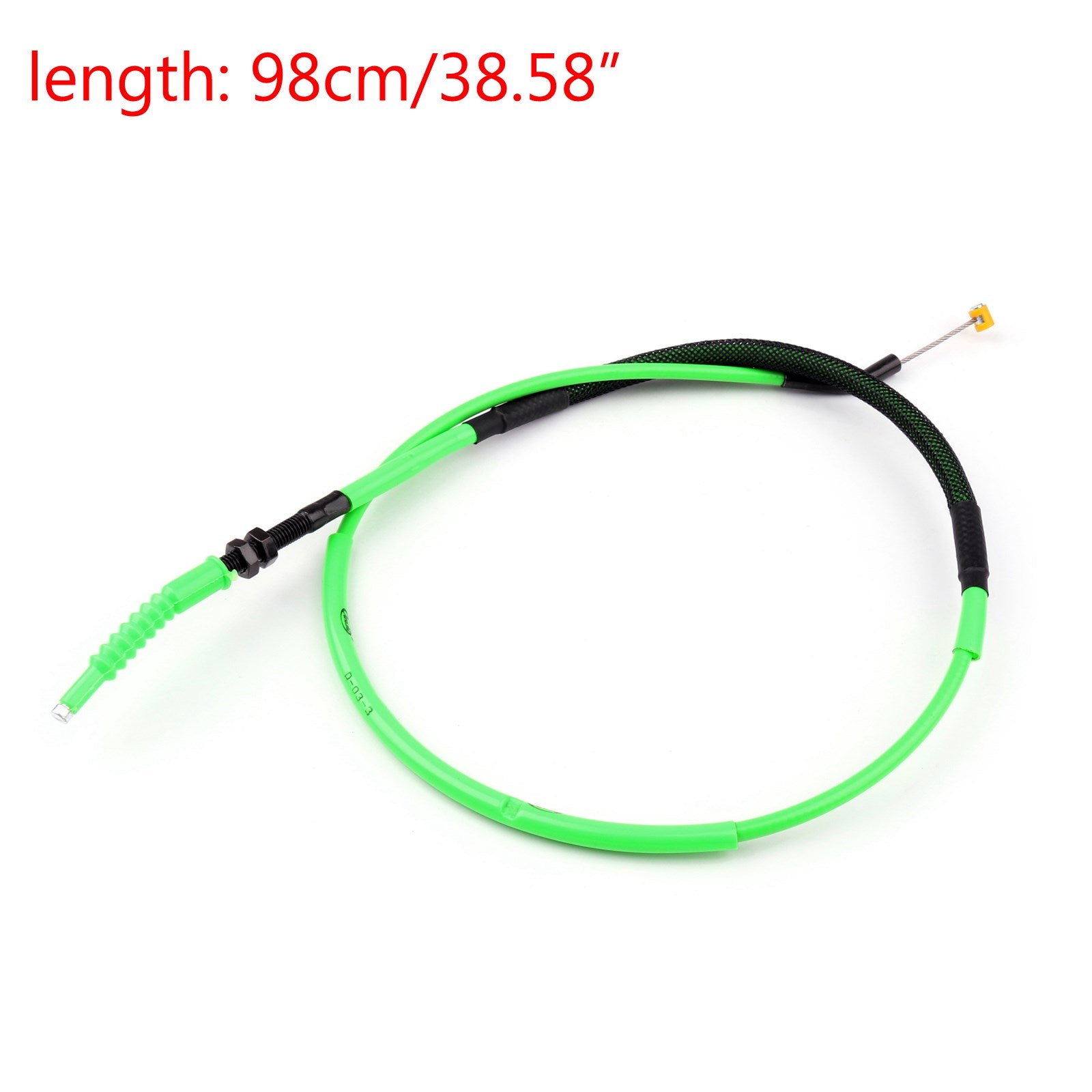 Reemplazo del cable del embrague del alambre de acero para Kawasaki Ninja ZX-6R 2009-2016 Verde