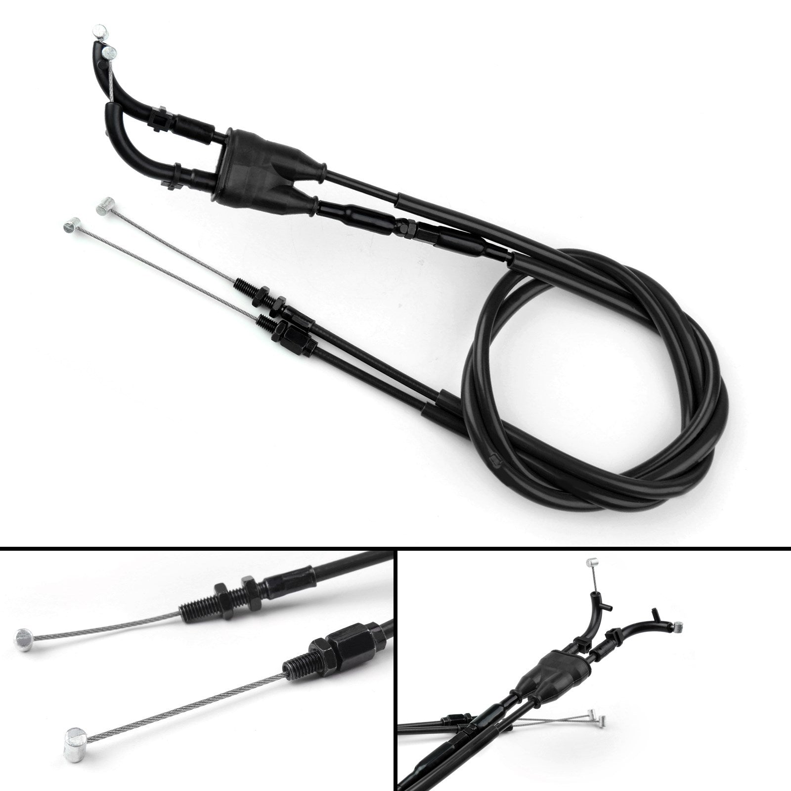 14-21 Yamaha MT07 Cable del acelerador Línea de cable de empuje/tracción Gas NEGRO