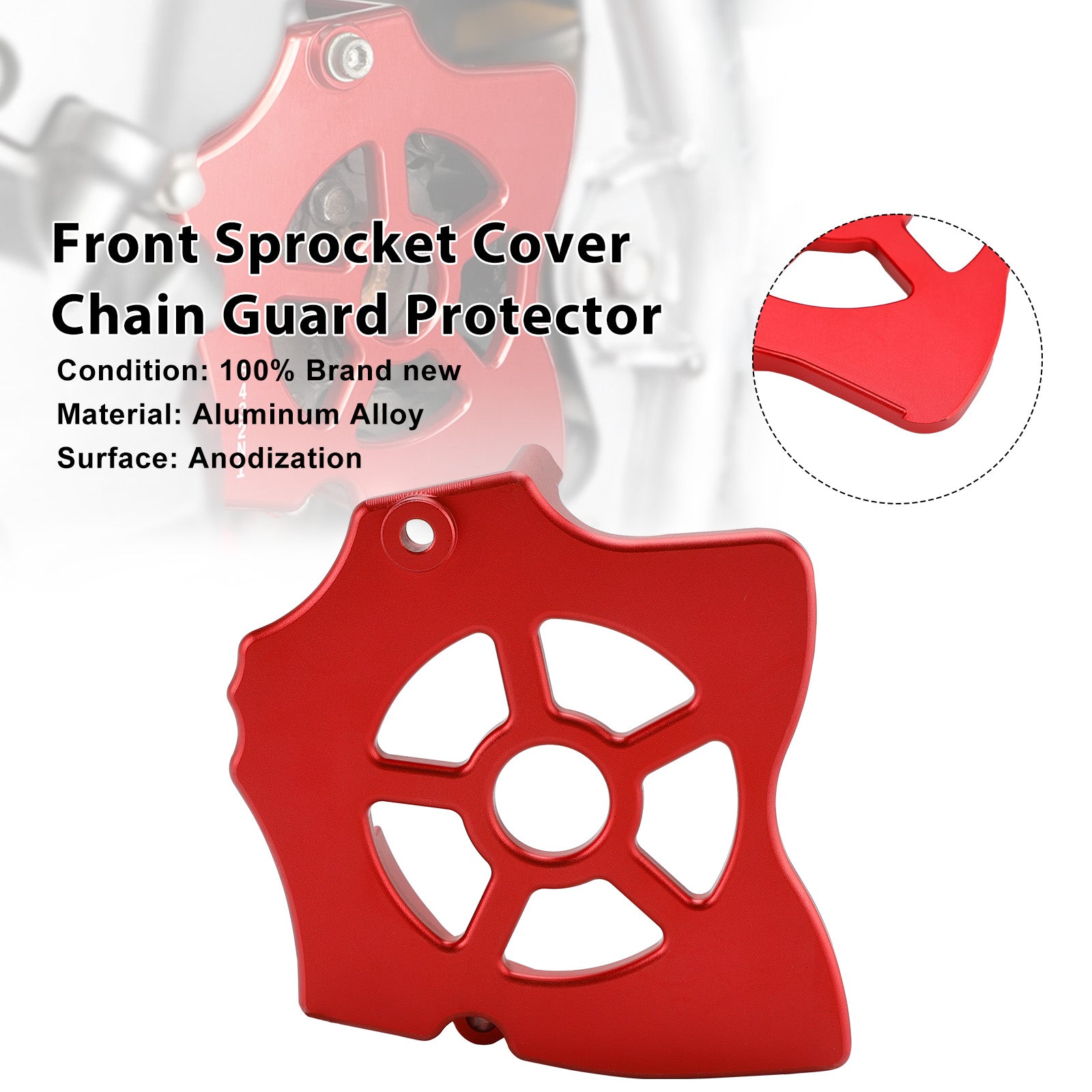 1993-2025 Honda XR650L Front Sprocket Cover Chain Guard Protector
