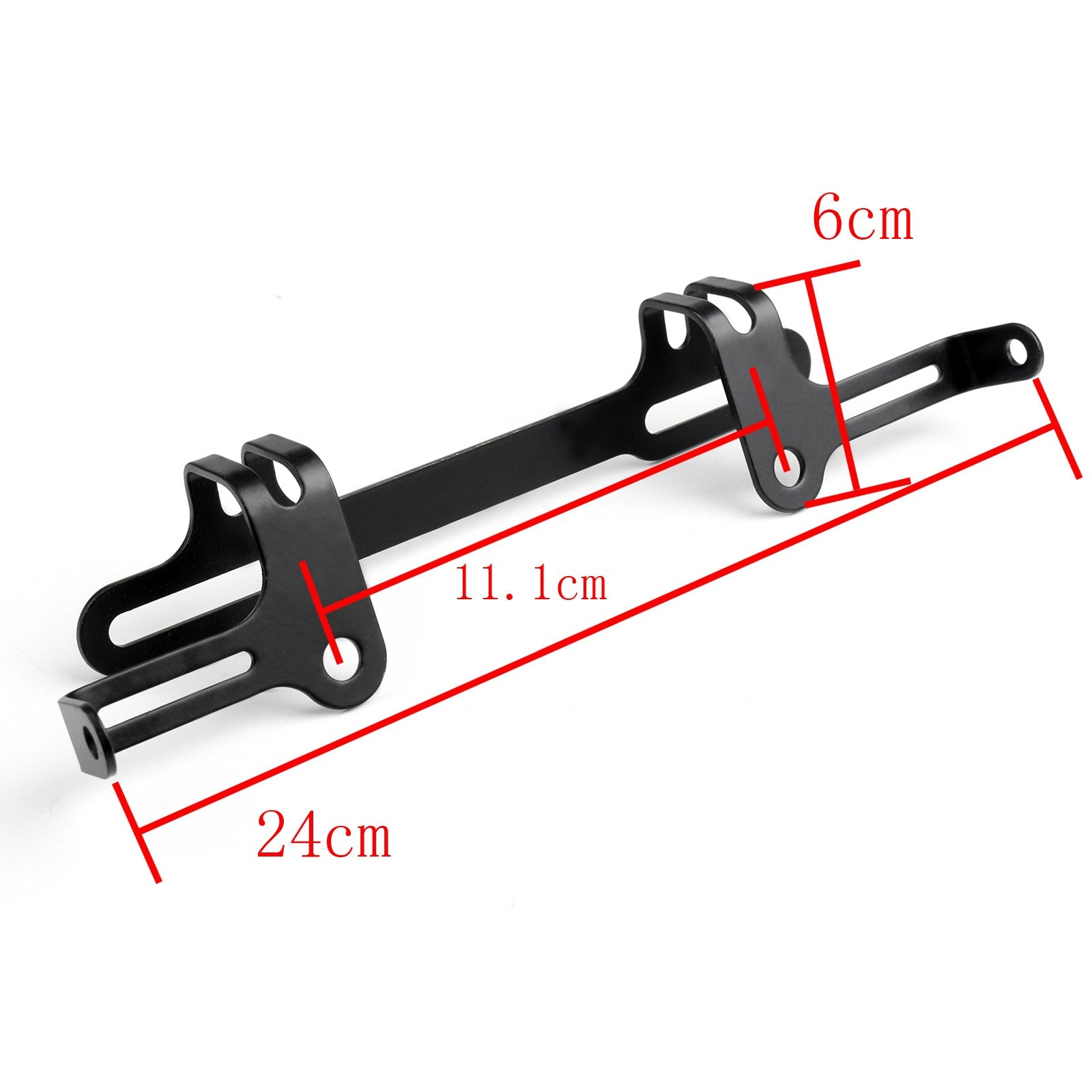 Telaio di montaggio con staffa targa universale Honda CBR600RR 1000RR nero