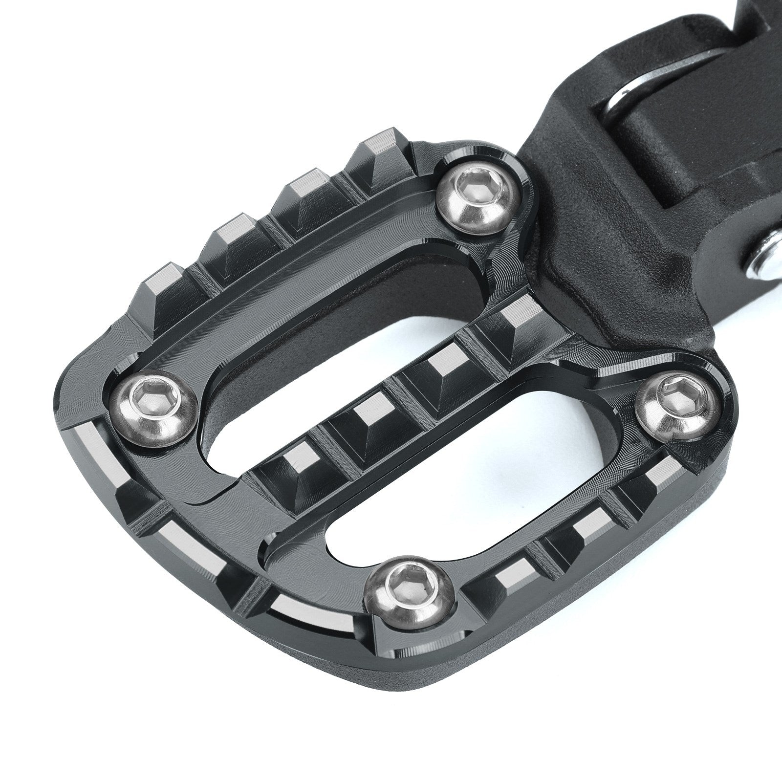 Pedane Posteriori Per Honda X-ADV 750 2021-2023 - Pieghevoli In Alluminio, Colore Nero - Foto 4