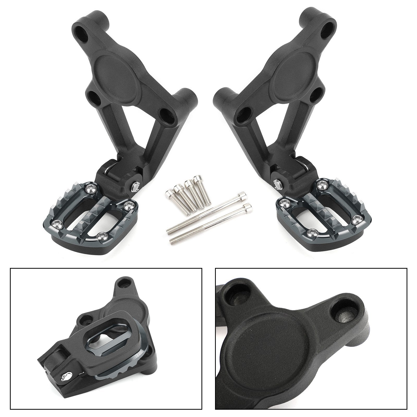 Moto Folding Footrests Foot Pegs Rear Pedals For Honda X-ADV 750 2017-2018 TIVehicle Parts &amp; Accessories, Motorcycle Parts, Other Motorcycle Parts!