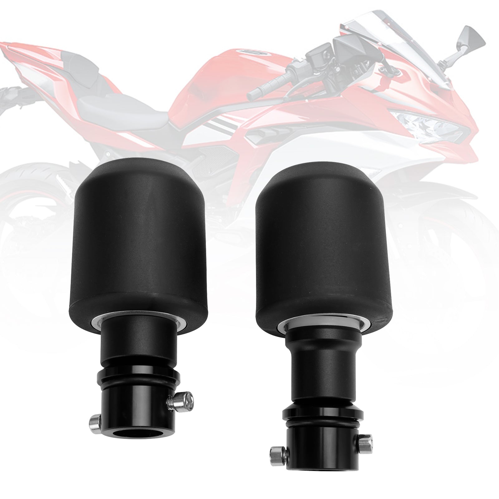 Cnc Anti-Crash Frame Sliders Protector Black For Kawasaki Zx-25R Zx-4R 22-23