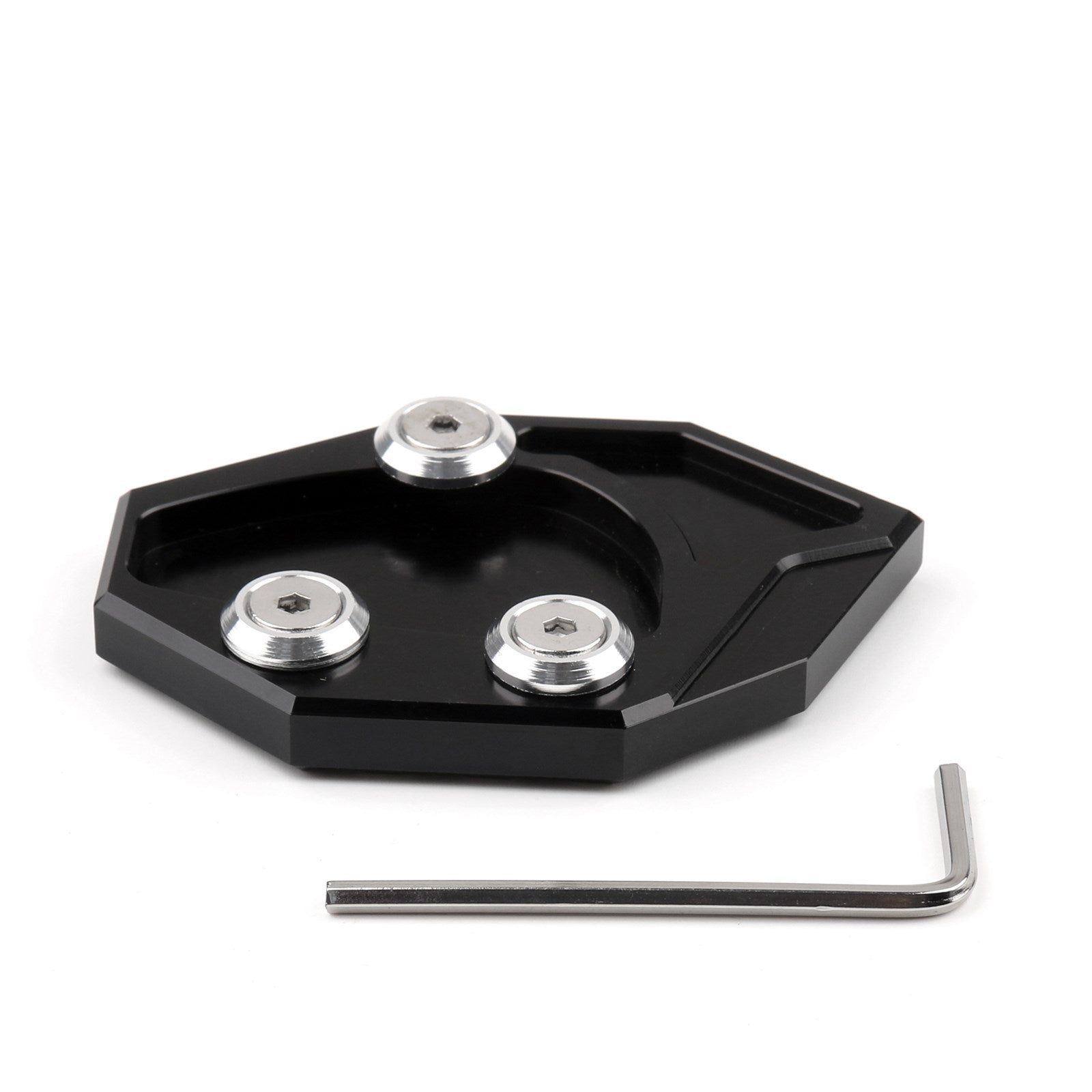 Placa de soporte lateral para Kawasali ZX-14R/ZZR1400 07-14 GTR1400 08-14 Negro