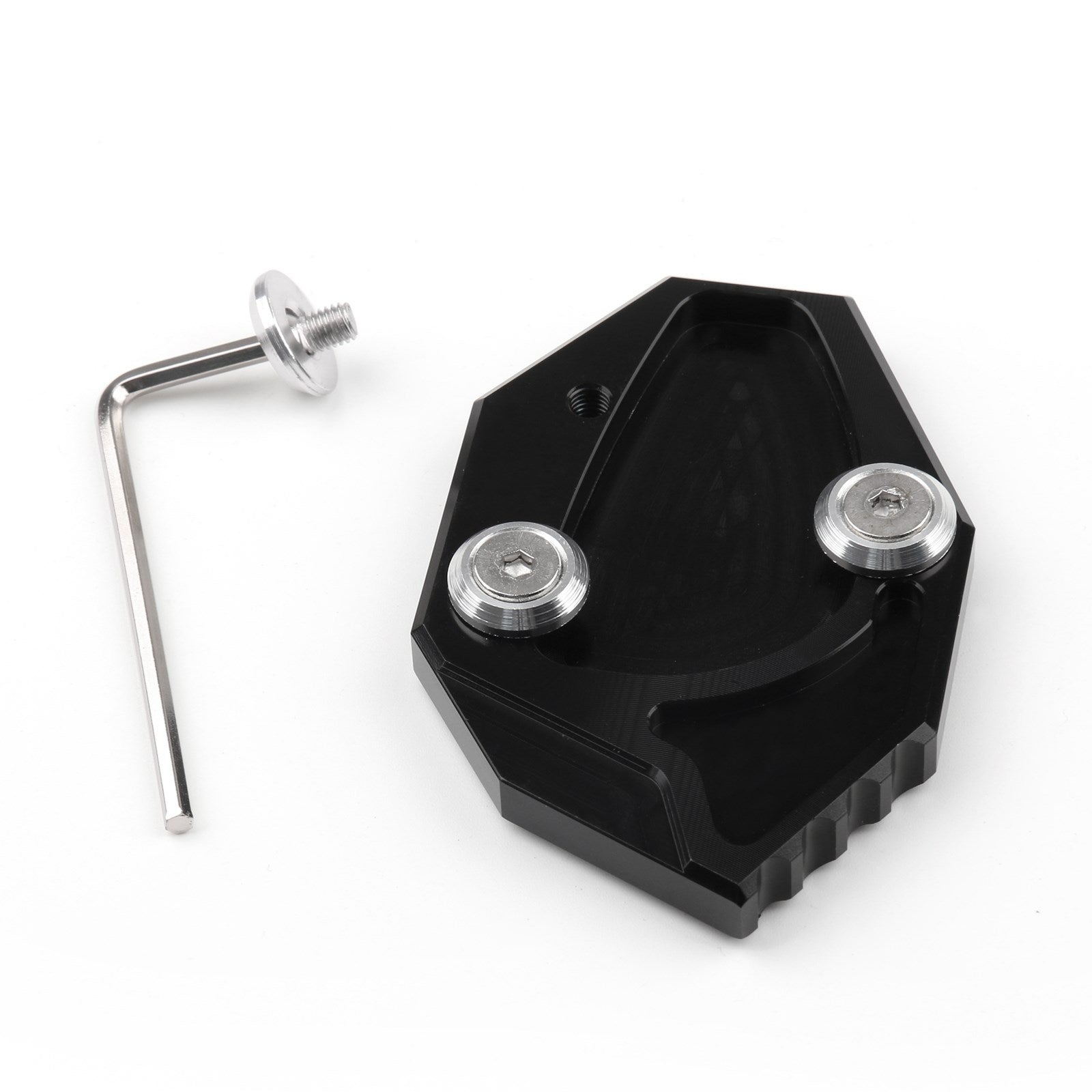 Placa de soporte lateral para Kawasali ZX-14R/ZZR1400 07-14 GTR1400 08-14 Negro