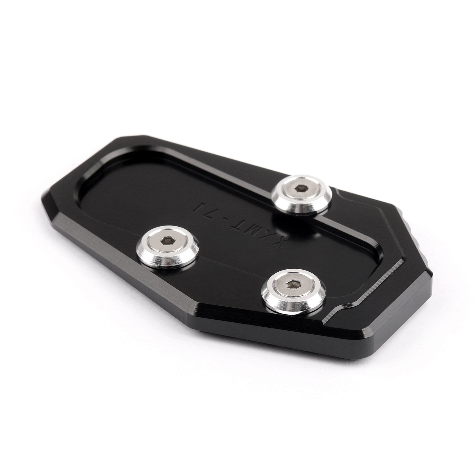 Béquille latérale béquille plaque de Support coussinet de pied pour BMW R1200RT 2014-2015 noir